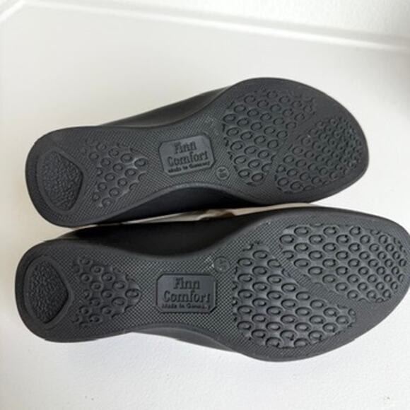 Finn Comfort Beige Wedge Sandals Size 7 Leather Orthopedic Arch Support EUC - Picture 9 of 10